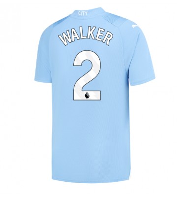 Maillot de foot Manchester City Kyle Walker #2 Domicile 2023-24 Manches Courte